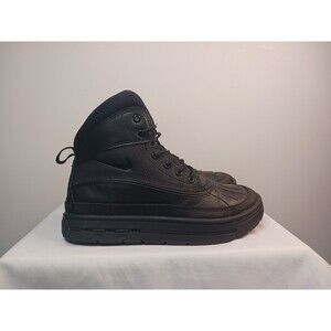 Nike ACG Woodside 2 High (GS) Triple Black Boots Size 4.5Y 524872-004